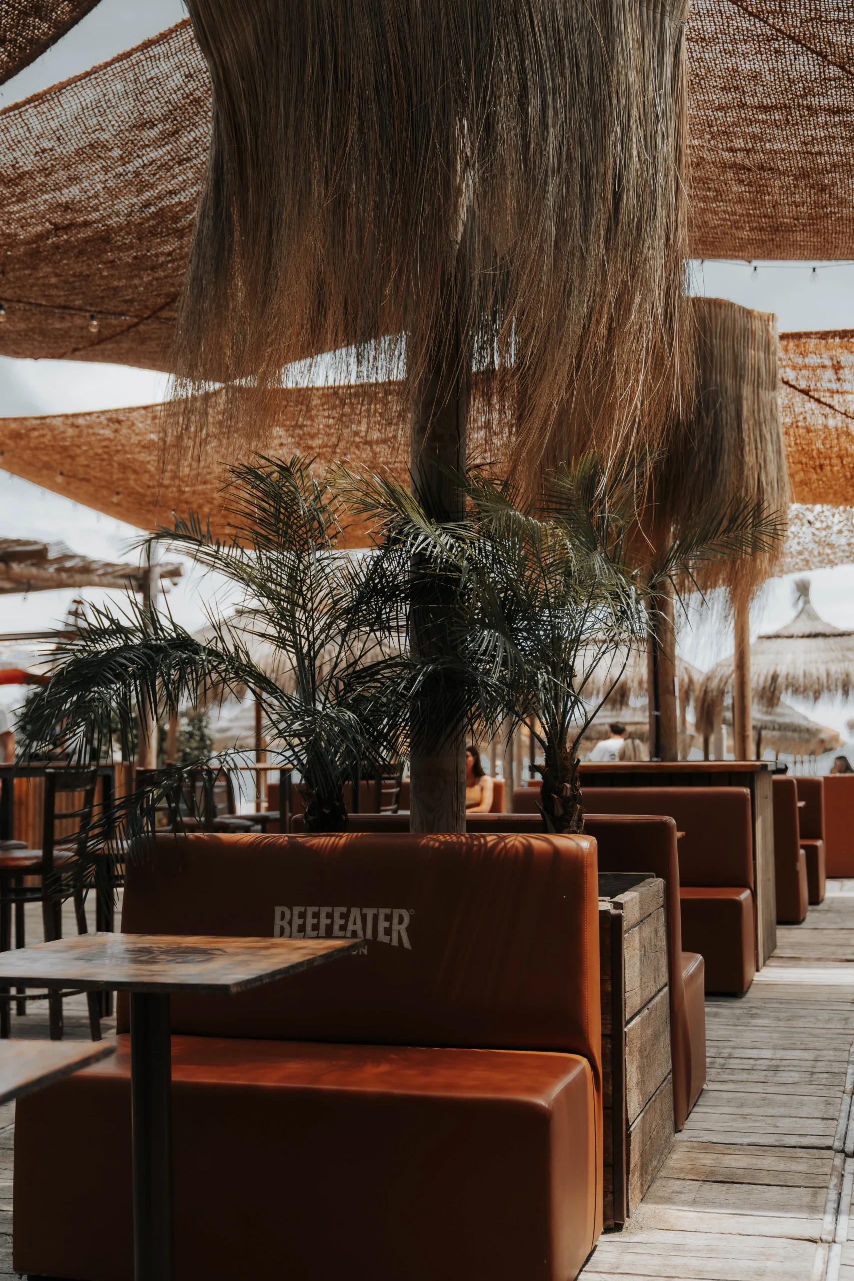 Terraza mediterránea de Playa Santa